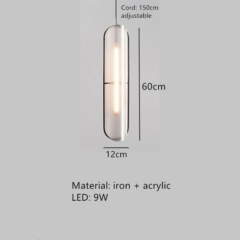 suspension led moderne réglable pour intérieur et décoration - vue 10 sur 12