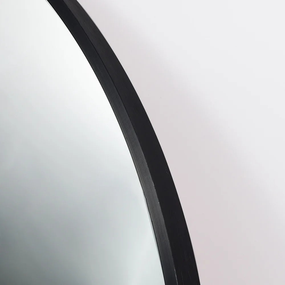 miroir de sol plein long design semi-circulaire pour intérieur - vue 8 sur 9
