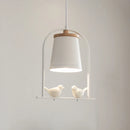 Minimalistische nordische LED-Pendelleuchte Vogel modern