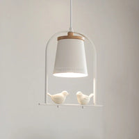 Minimalistische nordische LED-Pendelleuchte Vogel modern
