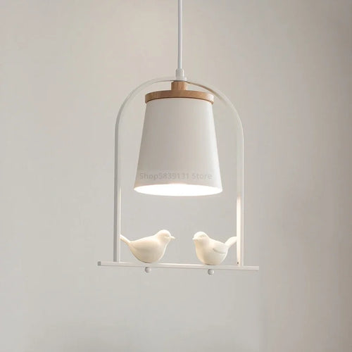 Minimalistische nordische LED-Pendelleuchte Vogel modern