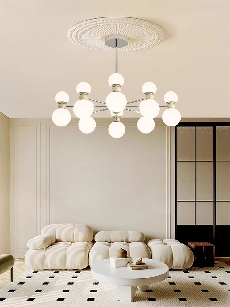 lustre suspendu dimmable pour décoration intérieure moderne - vue 5 sur 15