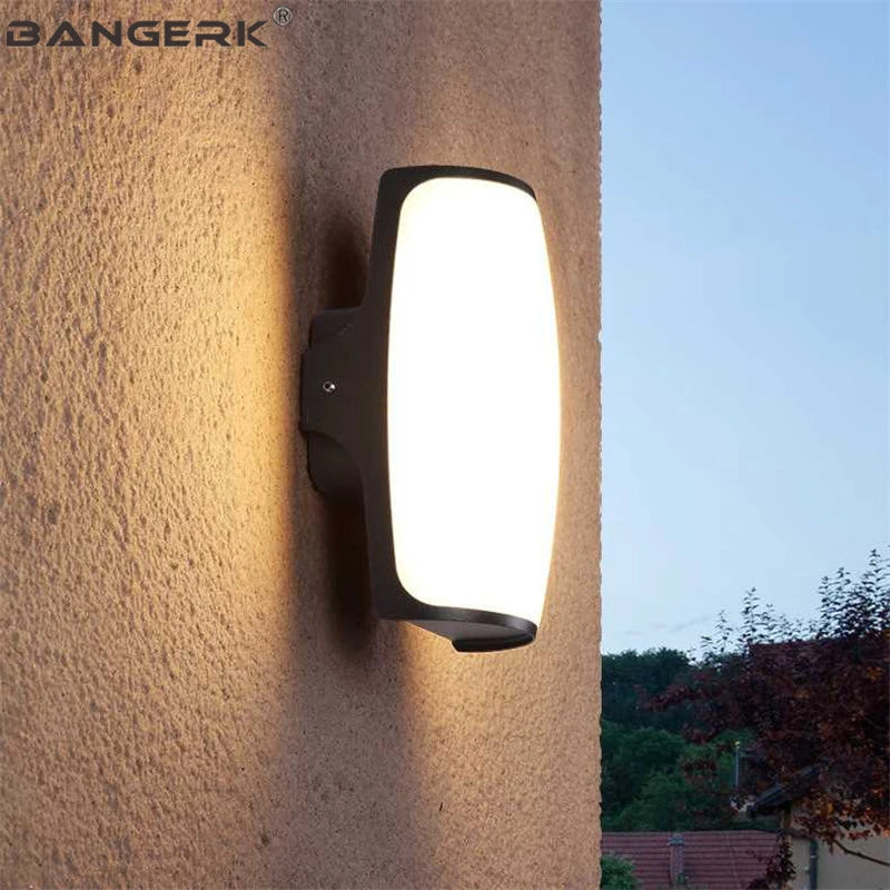 Applique murale led étanche en aluminium pour jardin