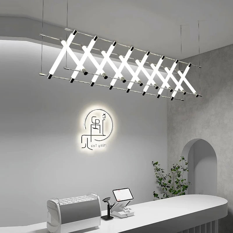 lustre de plafond modernes pour salle à manger luminaire pour éclairage intérieur de salon - vue 4 sur 12