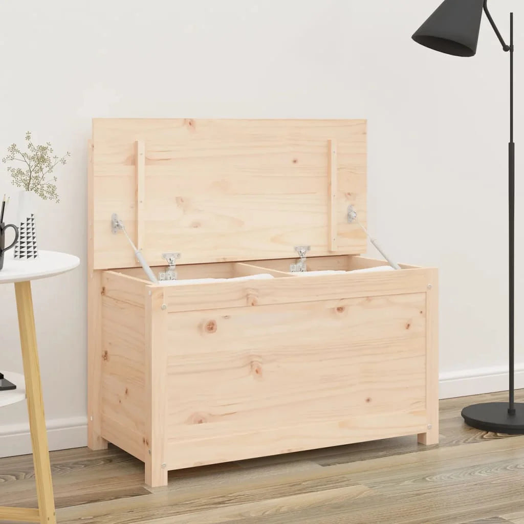 banc en bois avec rangement pratique pour votre intérieur - vue 3 sur 8