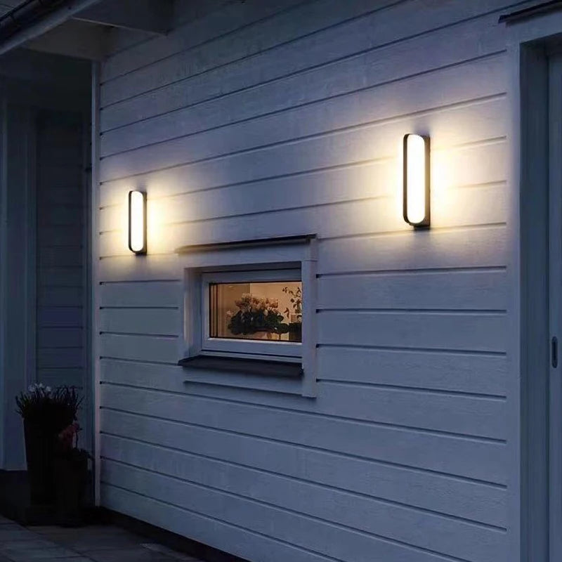 12W 24W courtyard wall light indoor and outdoor wall sconce lamp beautiful design fantastic garden lawn led lighting - vue 6 sur 8