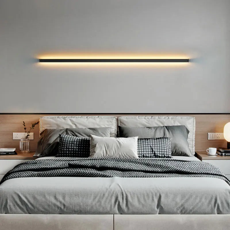 applique murale led cuboïde minimaliste en aluminium avec télécommande