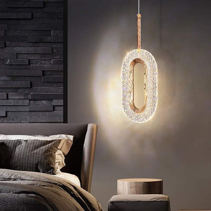 suspension led design pour intérieur de salon - vue 5 sur 21