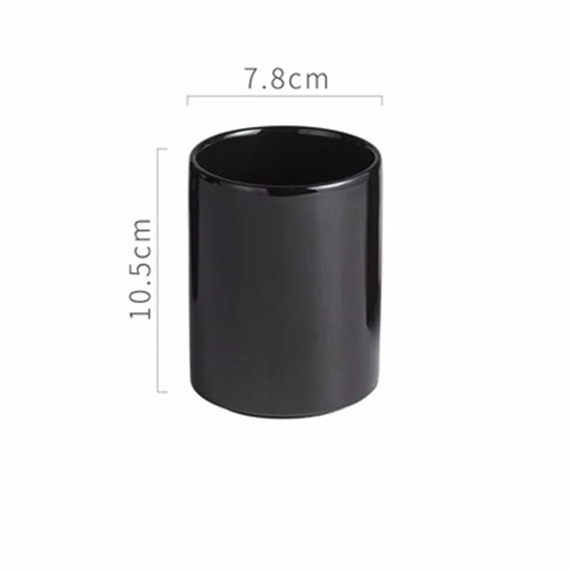 tasse créative en céramique pour brosse à dents et bain de bouche - vue 12 sur 16