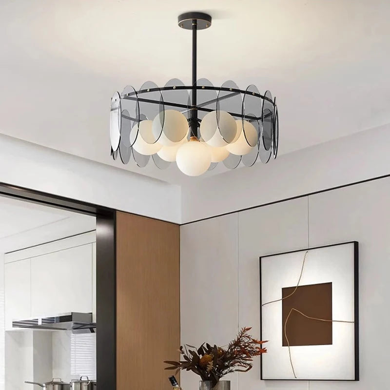 Lustre moderne led pour salle à manger pour plafond éclairage intérieur - vue 5 sur 16