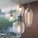 lustre en verre minimaliste au style luxueux et léger