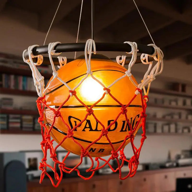 suspension style industriel américain basket-ball football bar café - vue 3 sur 10