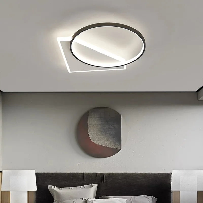 Modern LED Ceiling Lights Surface Mounting Lamp for Living Dining Room - vue 6 sur 16