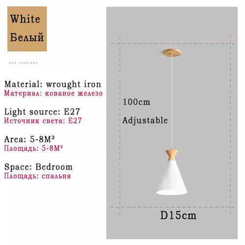 Moderne Pendelleuchte in minimalistischer Hornform für die Beleuchtung von Kochinseln - vue 12 sur 12