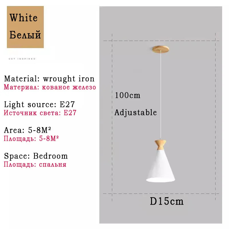 Moderne Pendelleuchte in minimalistischer Hornform für die Beleuchtung von Kochinseln