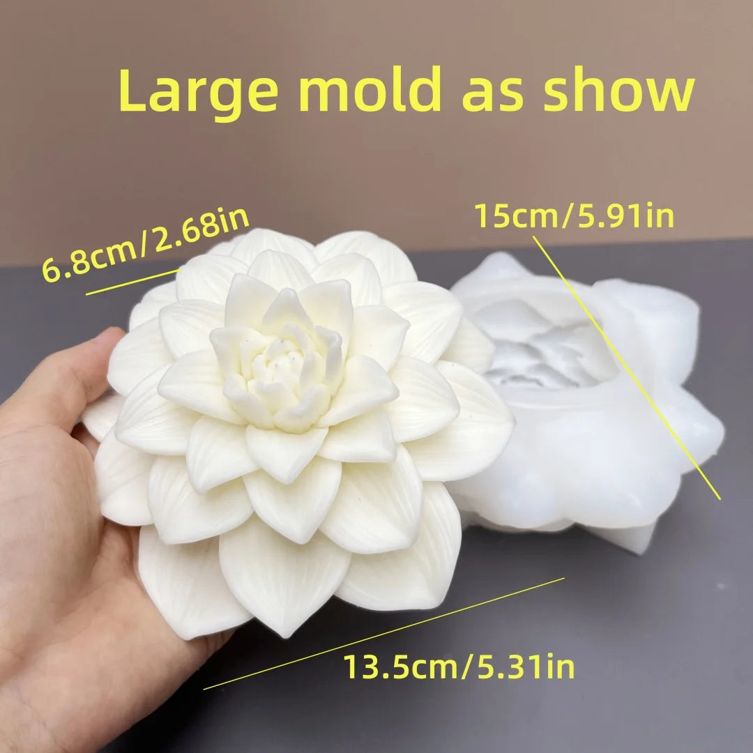 nouveau moule silicone bouquet roses chrysanthème pivoine cadeau saint valentin - vue 18 sur 18