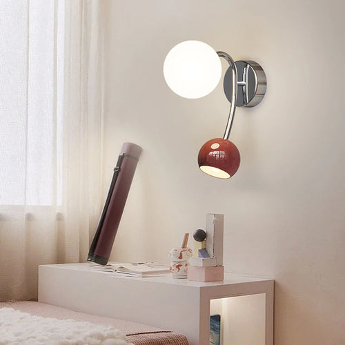 Neue runde Wandleuchte Up & Down - vue 4 sur 8