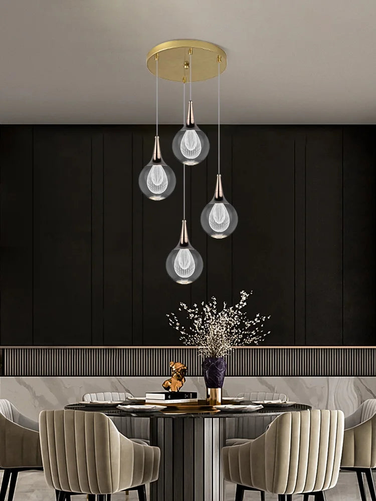 lustre moderne en cristal pour décoration intérieure animaux - vue 4 sur 13