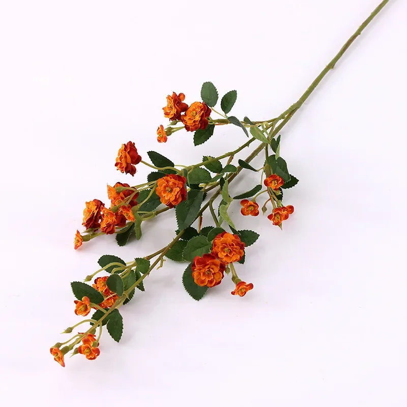lot de 5 roses artificielles en soie pour décoration florale - vue 13 sur 13