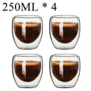 Tasses verre double paroi isolantes style moderne