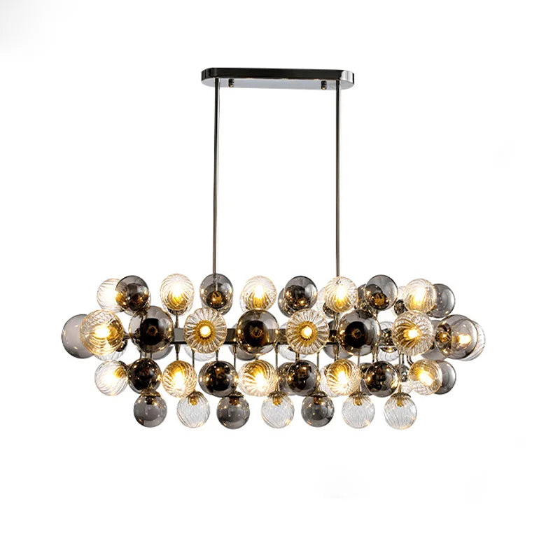 2024 Modern Originality LED Chandelier For Dining Room Living Room Bar Kitchen Magic Bean Molecular Lamp - vue 5 sur 7