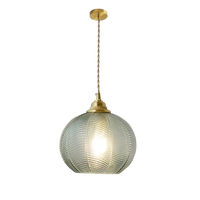 lustre rural créateur en verre suspension décoration maison