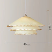 Nordischer Stoff-Kronleuchter für elegante Innendekoration