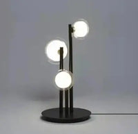 lampadaire rétro en verre design nordique pour décoration intérieure
