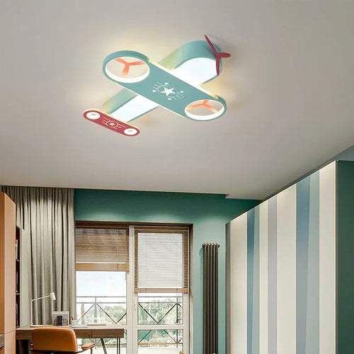 lustre moderne led en forme d'avion pour éclairage intérieur - vue 4 sur 8