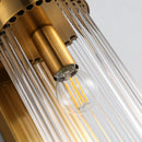 Wandleuchte aus Kristall, Gold und Kupfer – elegantes Design für den Innenraum