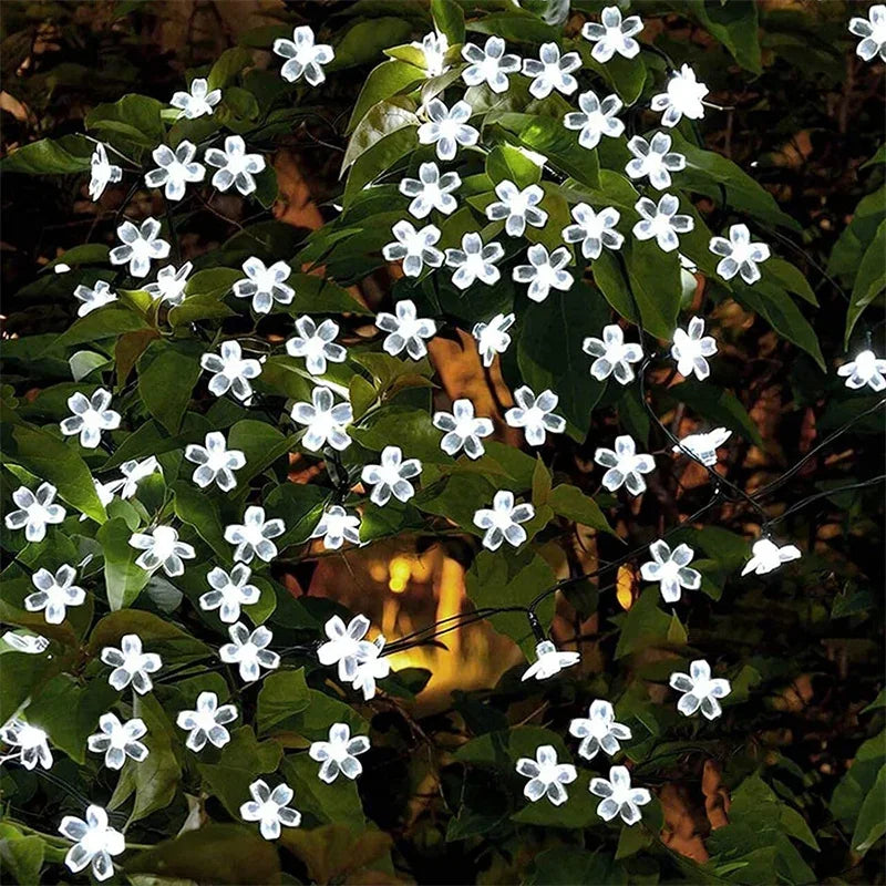 Solare Lichterkette für den Garten märchenhafte Außenbeleuchtung - vue 9 sur 11