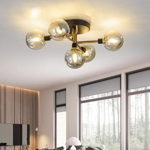 LED-Glas-Deckenleuchte Design für Ihre Inneneinrichtung - vue 3 sur 18