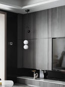 LED-Kronleuchter aus Eisen und Glas für die Innendekoration