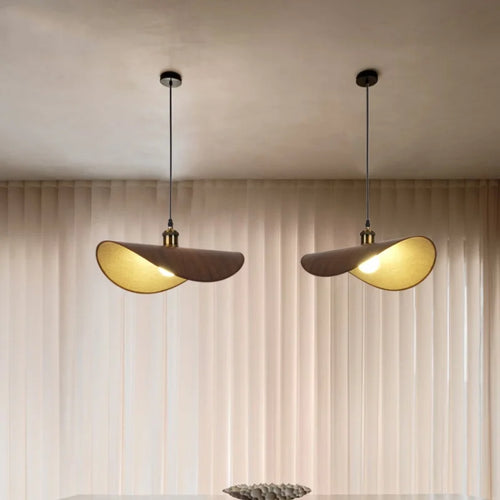 LED-Pendelleuchte minimalistisch Wabi Sabi nordischer Stil - vue 3 sur 23