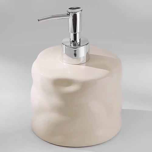 bouteille en céramique 600 ml pour lotion et savon désinfectant