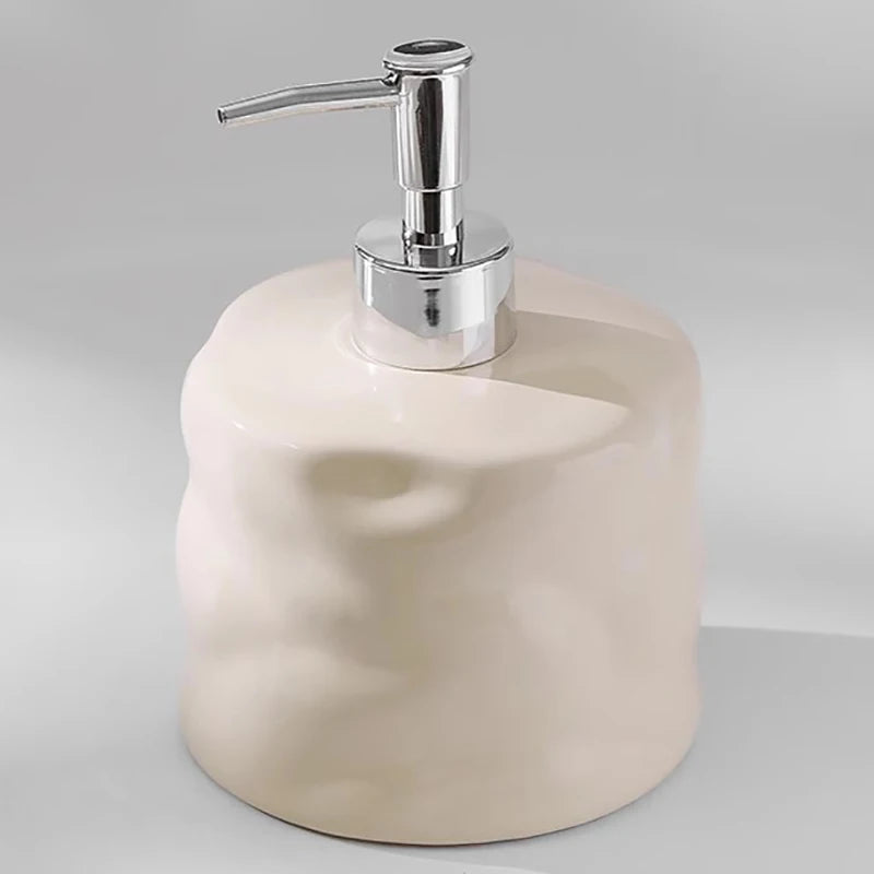 bouteille en céramique 600 ml pour lotion et savon désinfectant - vue 8 sur 8
