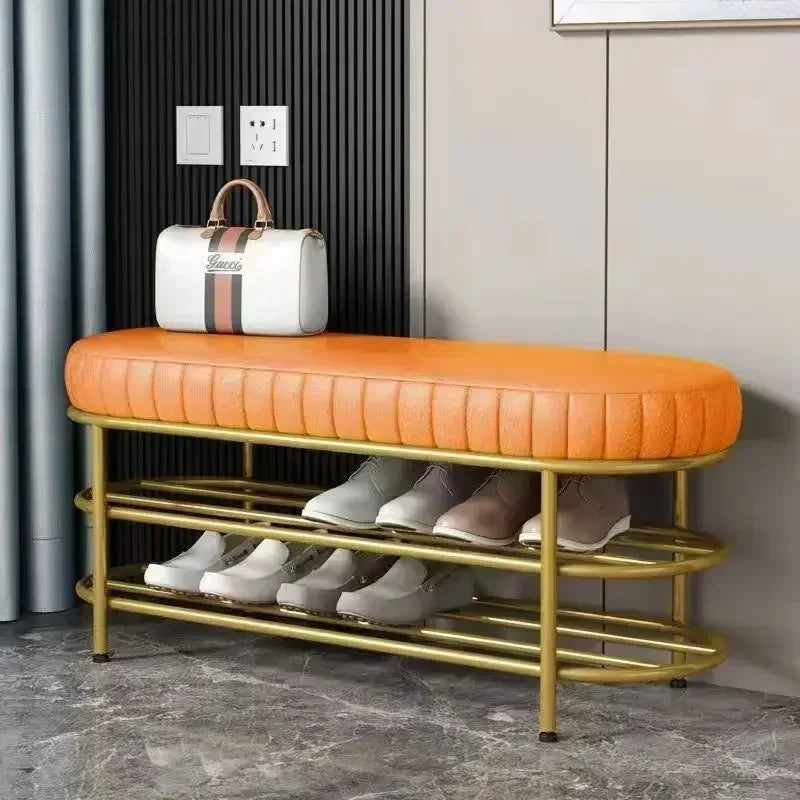 tabouret design pour entrée et rangement chaussures - vue 5 sur 7