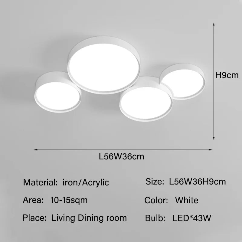 plafonnier led moderne pour un intérieur élégant et lumineux