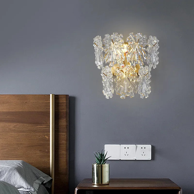 LED-Deckenleuchte aus Kristallglas im minimalistischen Design für elegantes Interieur - vue 5 sur 13