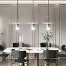 lustre en marbre naturel de luxe lumière led créative