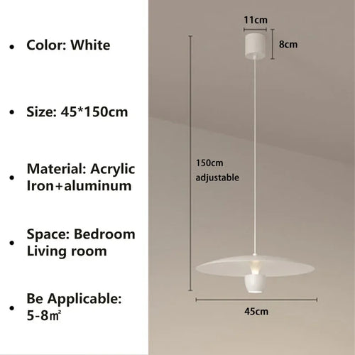 lustre led moderne pour café restaurant et décoration intérieure - vue 13 sur 12
