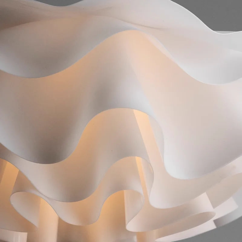 lustre nordique à fleurs pour éclairage intérieur décoratif - vue 6 sur 8