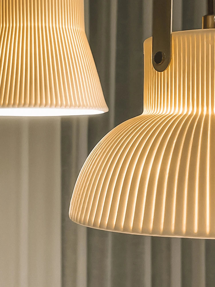 lampe en céramique style japonais pour bar et restaurant - vue 4 sur 14