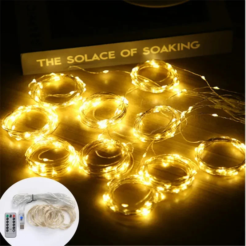 guirlande lumineuse led pour noël et décoration festive - vue 5 sur 14