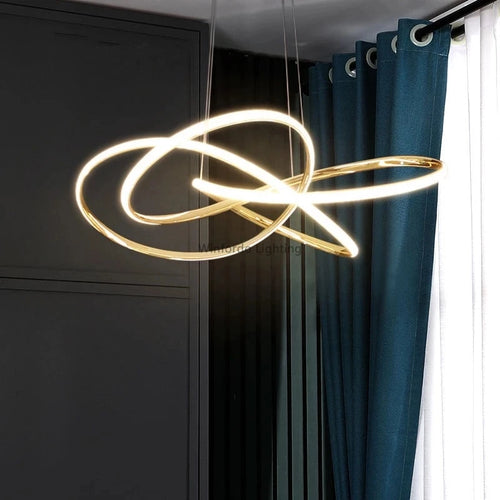Postmoderner LED-Kronleuchter aus Kristall Winfordo WF-XD009 - vue 7 sur 10