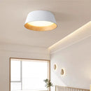 plafonnier rond en bois wabi sabi design minimaliste pour intérieur