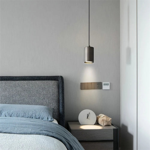Minimalistischer LED-Kronleuchter aus Eisen für modernes Interieur - vue 7 sur 8