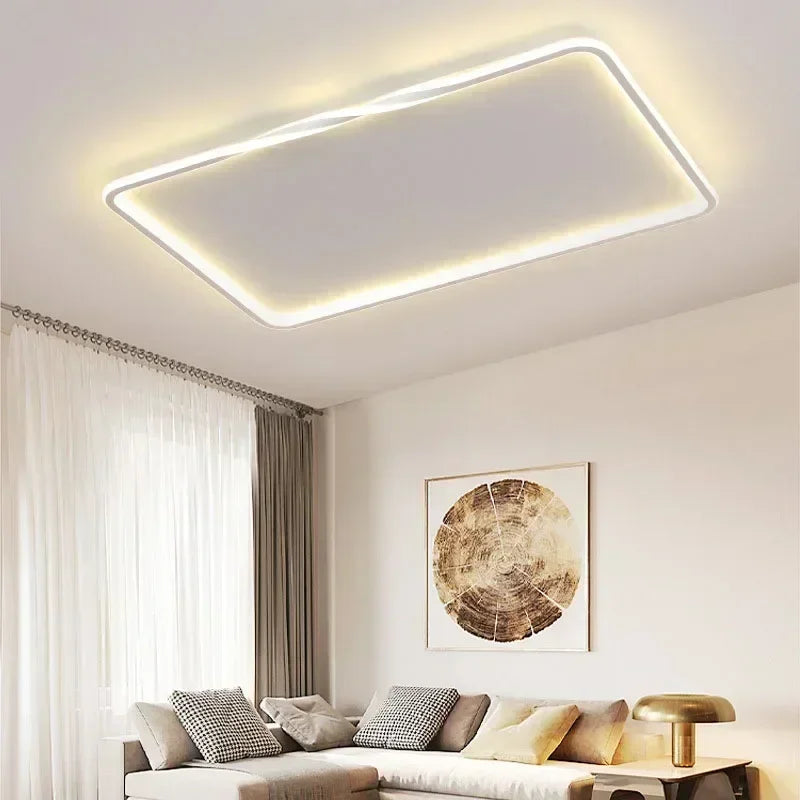 plafonnier moderne à leds pour décoration intérieure élégante - vue 6 sur 18