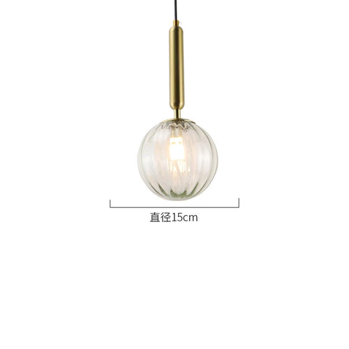 Moderne Pendelleuchte aus Glas für elegante Innendekoration - vue 22 sur 24