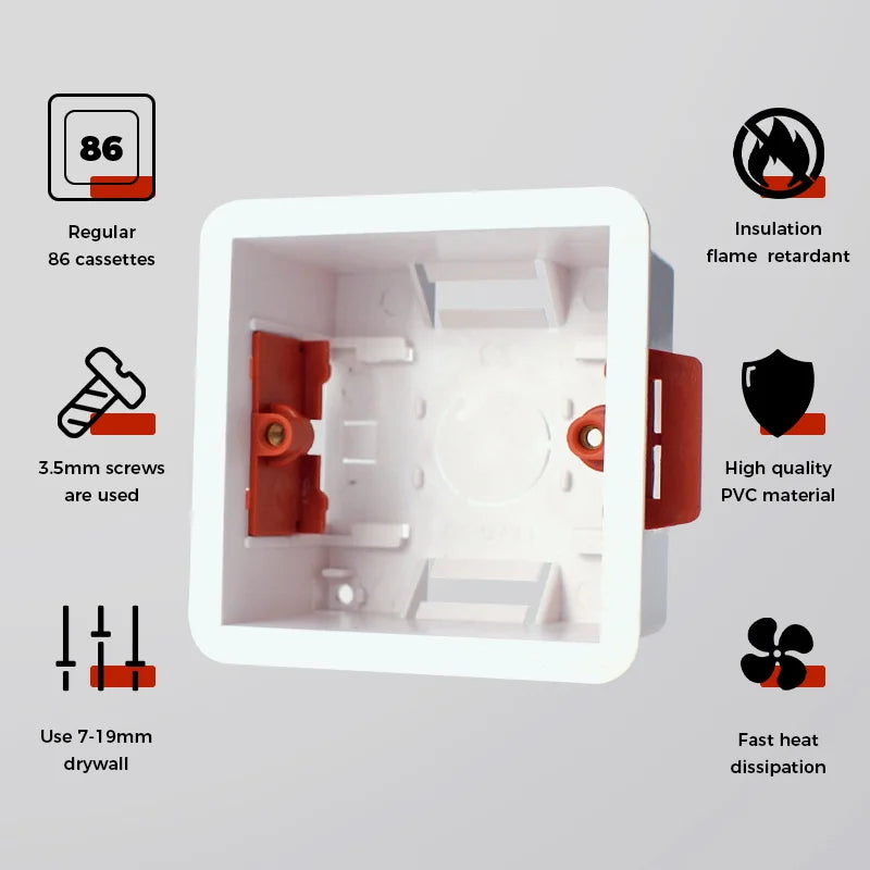 Boîte d'encastrement pour prises et interrupteurs - vue 5 sur 9